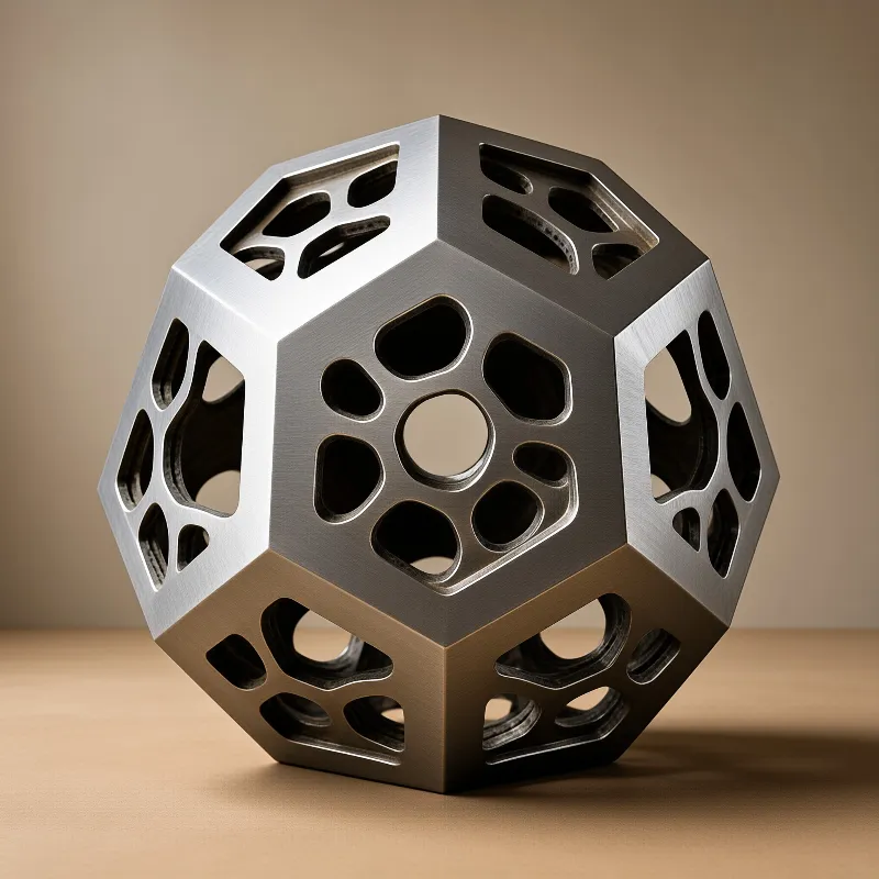 Perforated Metal Polyhedron