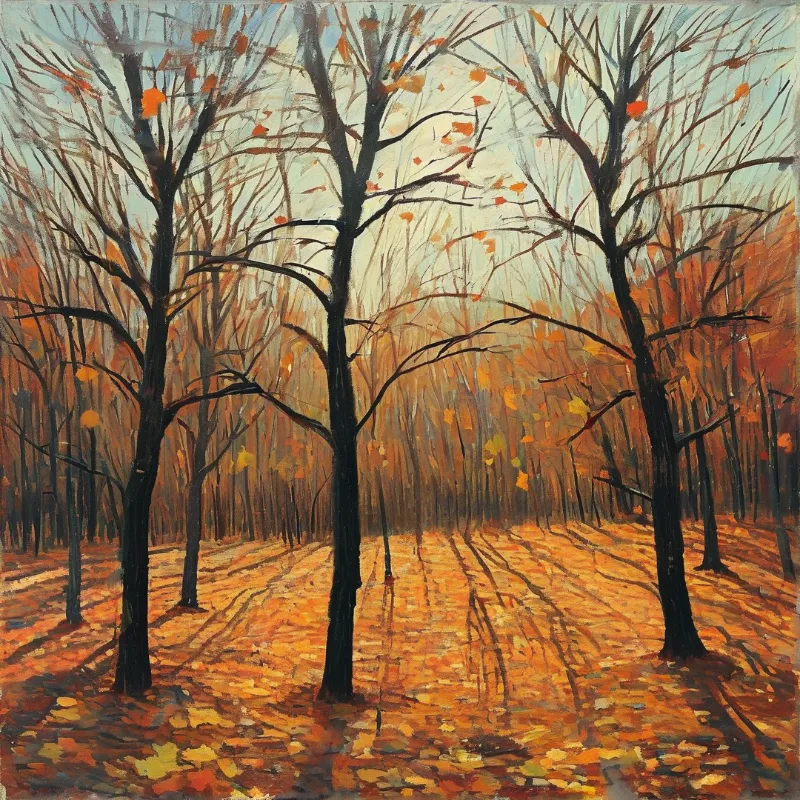 Autumn Forest Painting