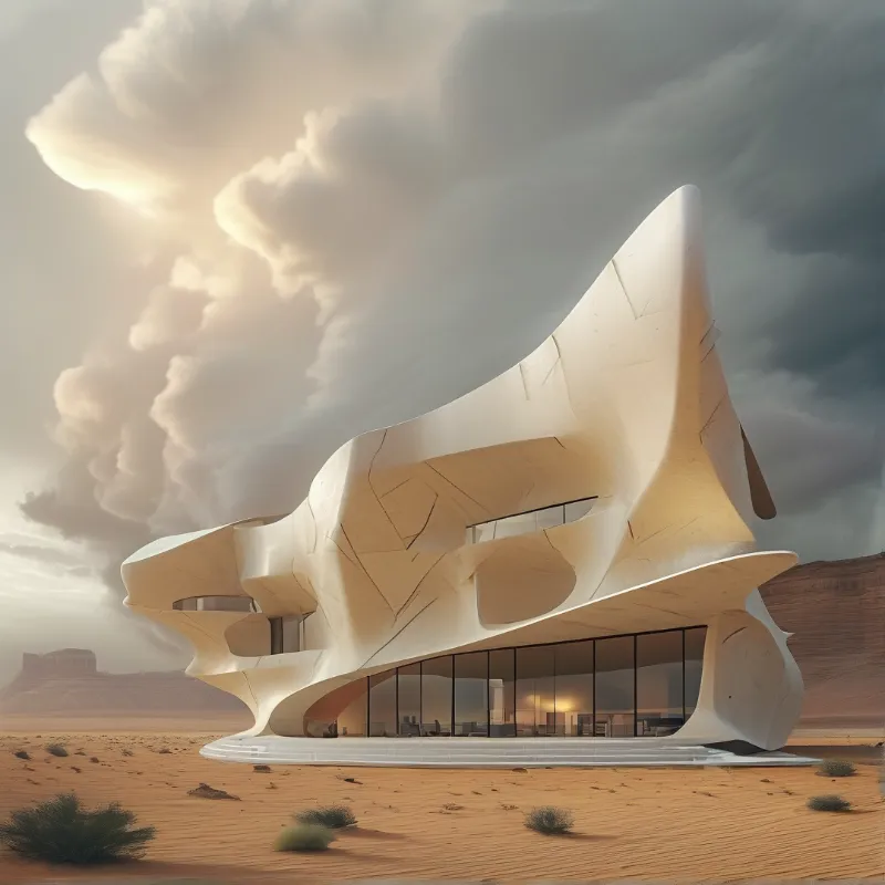 Futuristic Desert Architecture