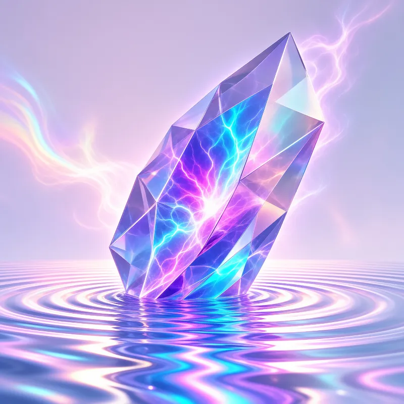 Glowing Crystal Energy