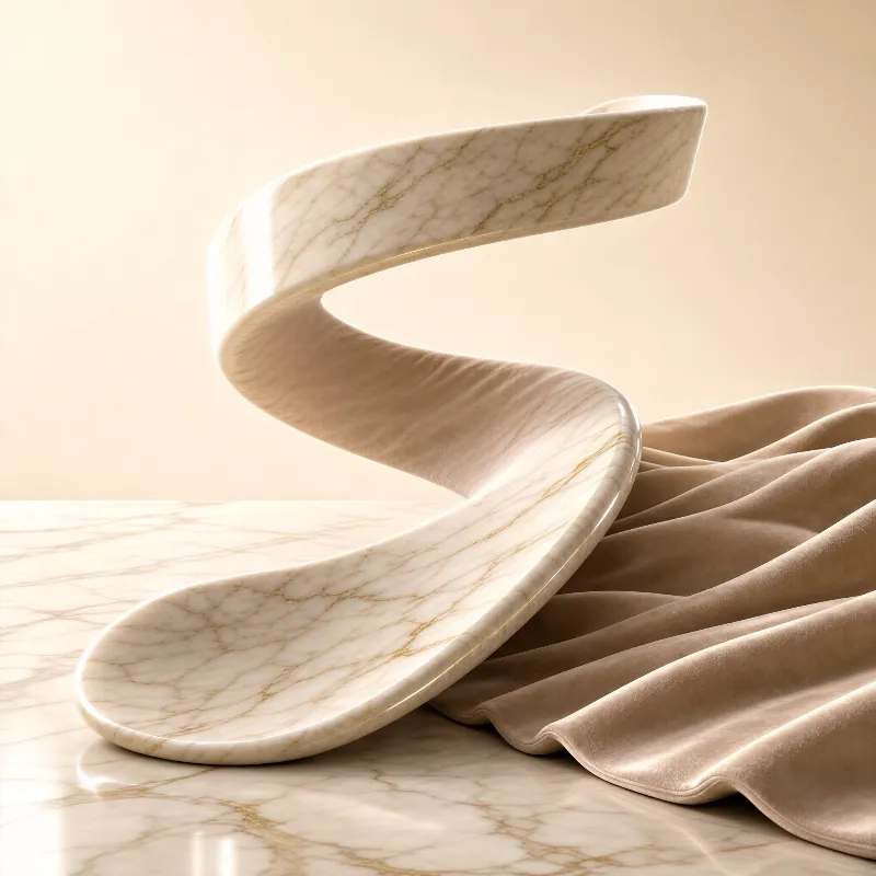 Curved Marble Sculpture