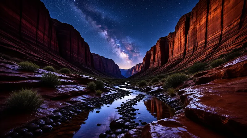 Starry Canyon River