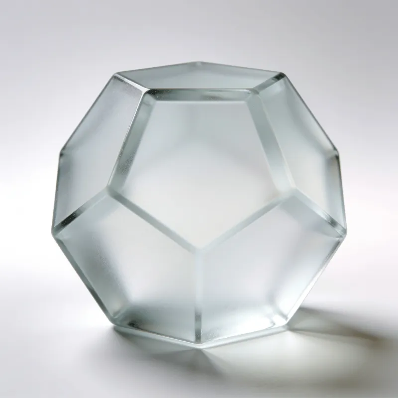 Frosted Glass Dodecahedron