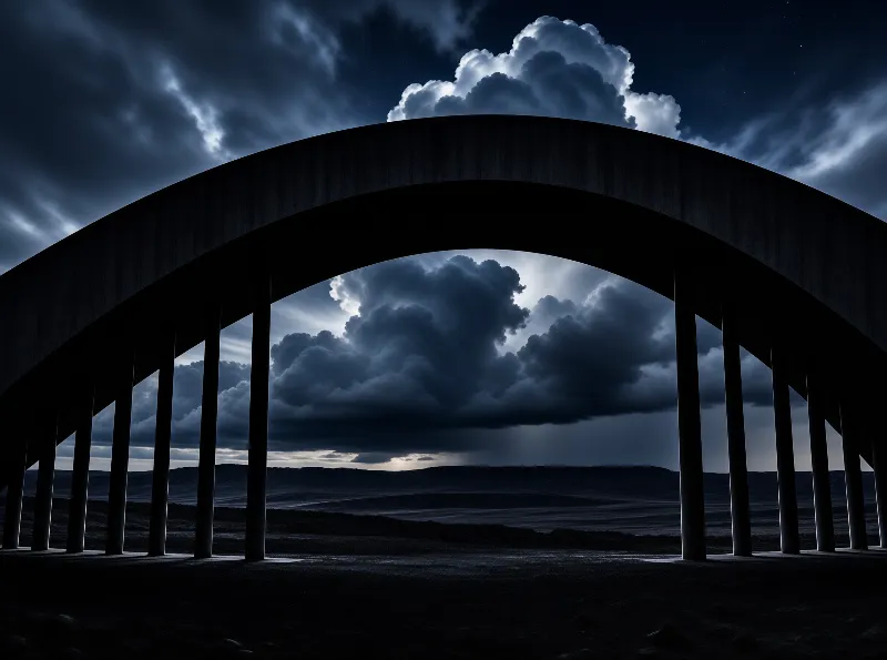 Dramatic Arch Structure