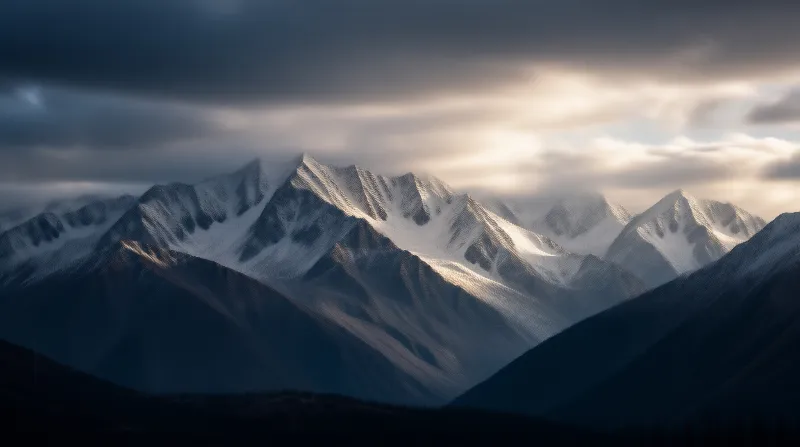 Majestic Snowy Mountains
