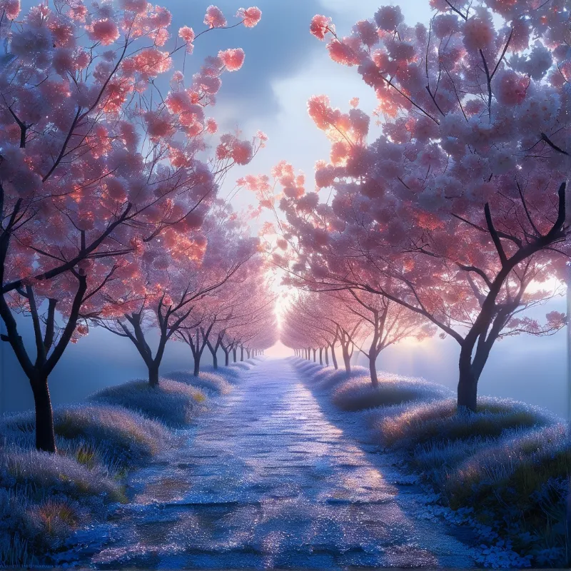 Cherry Blossom Path