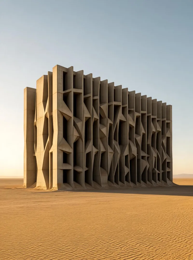 Desert Concrete Structure