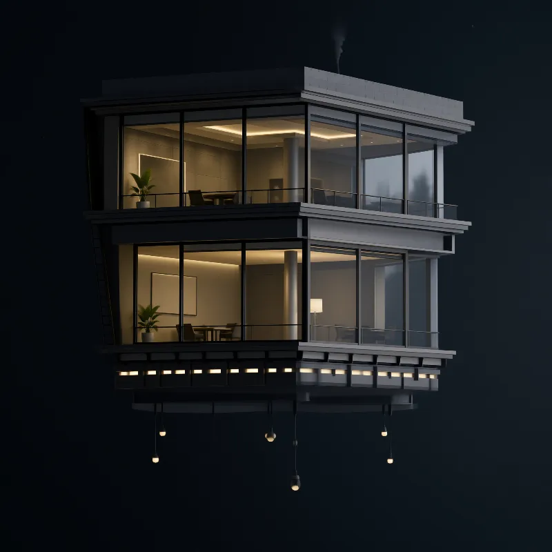Floating Modern House
