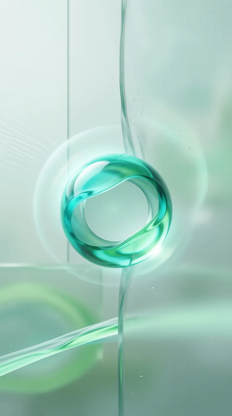 Abstract Turquoise Ring
