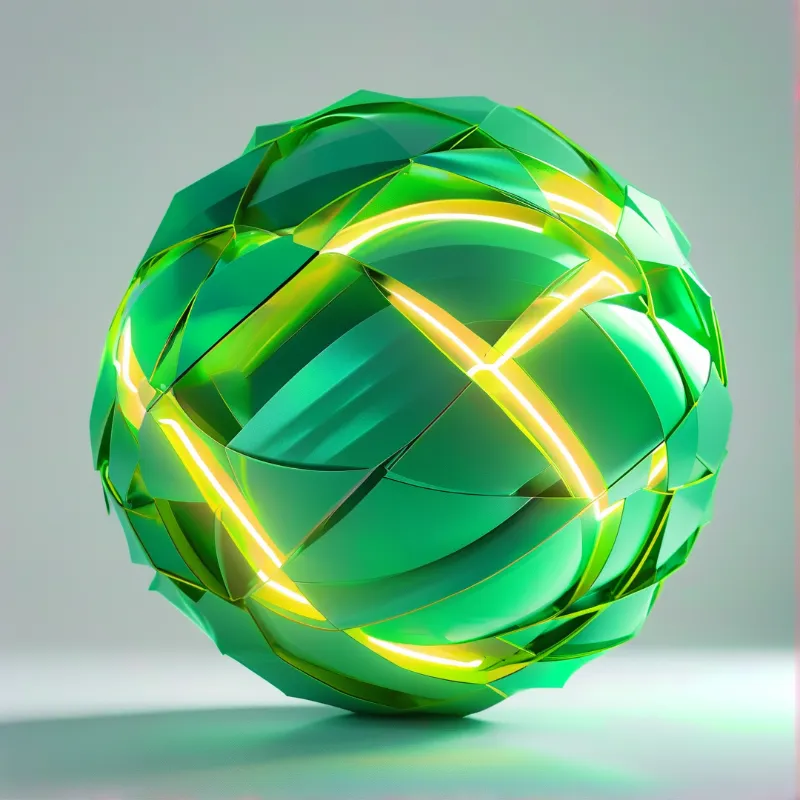 Green Geometric Sphere
