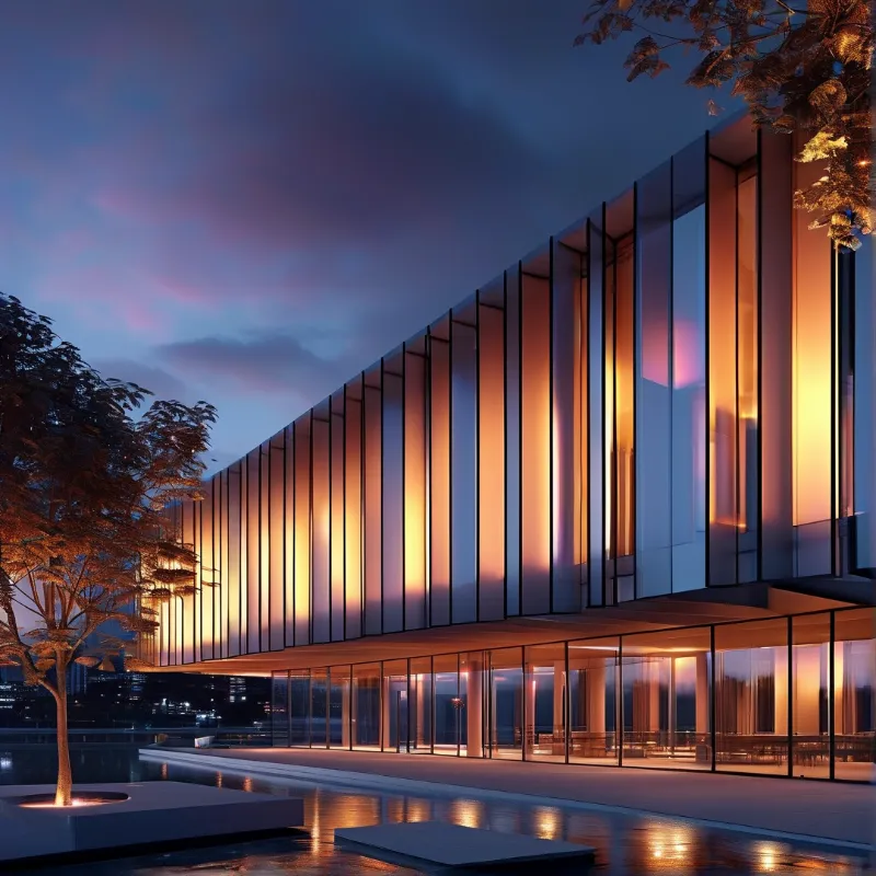 Modern Illuminated Architecture