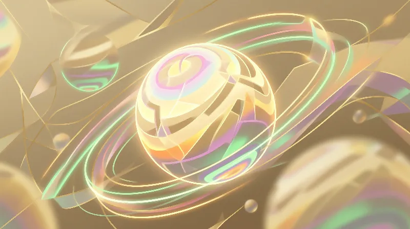 Glowing Abstract Sphere
