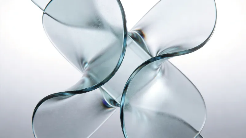 Frosted Glass Impossible Shape Study