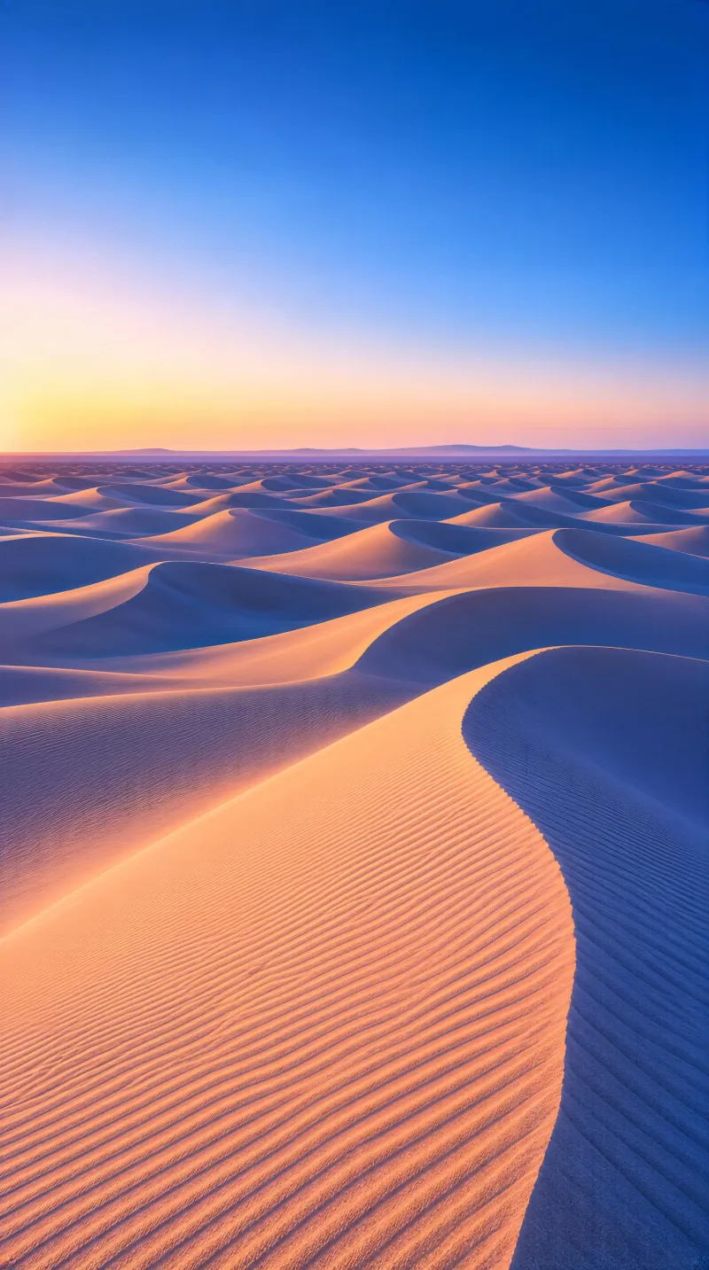 Desert Dunes at Sunset