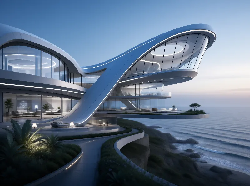 Futuristic Coastal Architecture