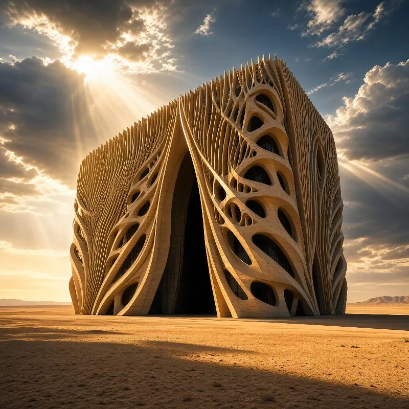 Parametric Desert Pavilion