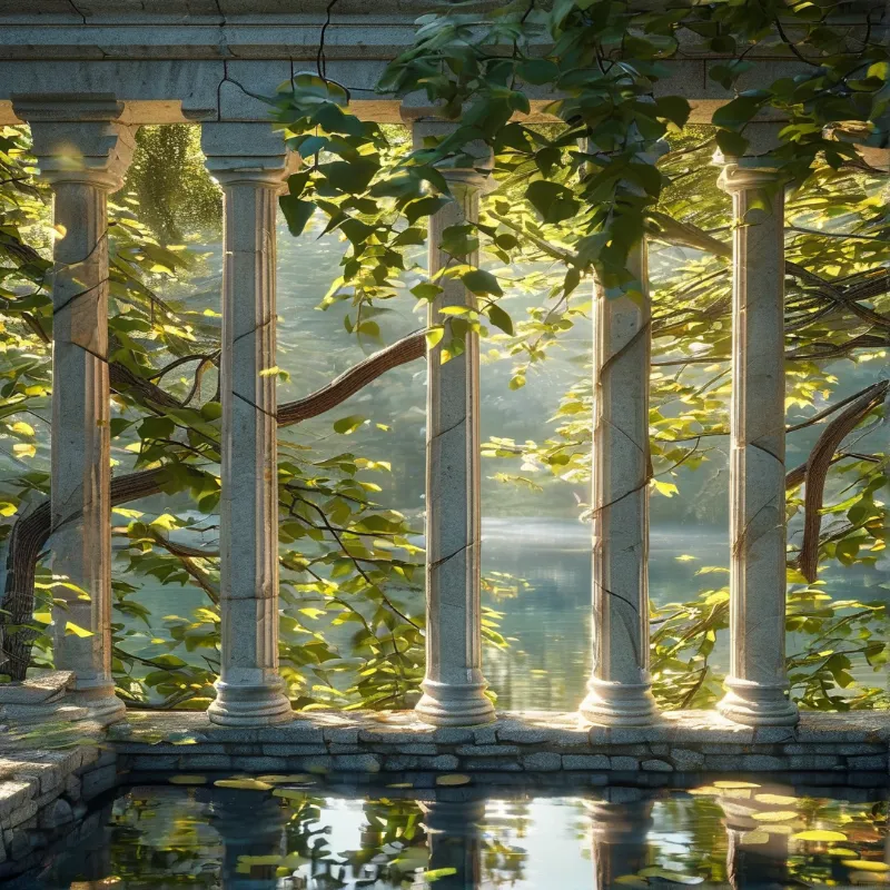 Ancient Columns in Nature