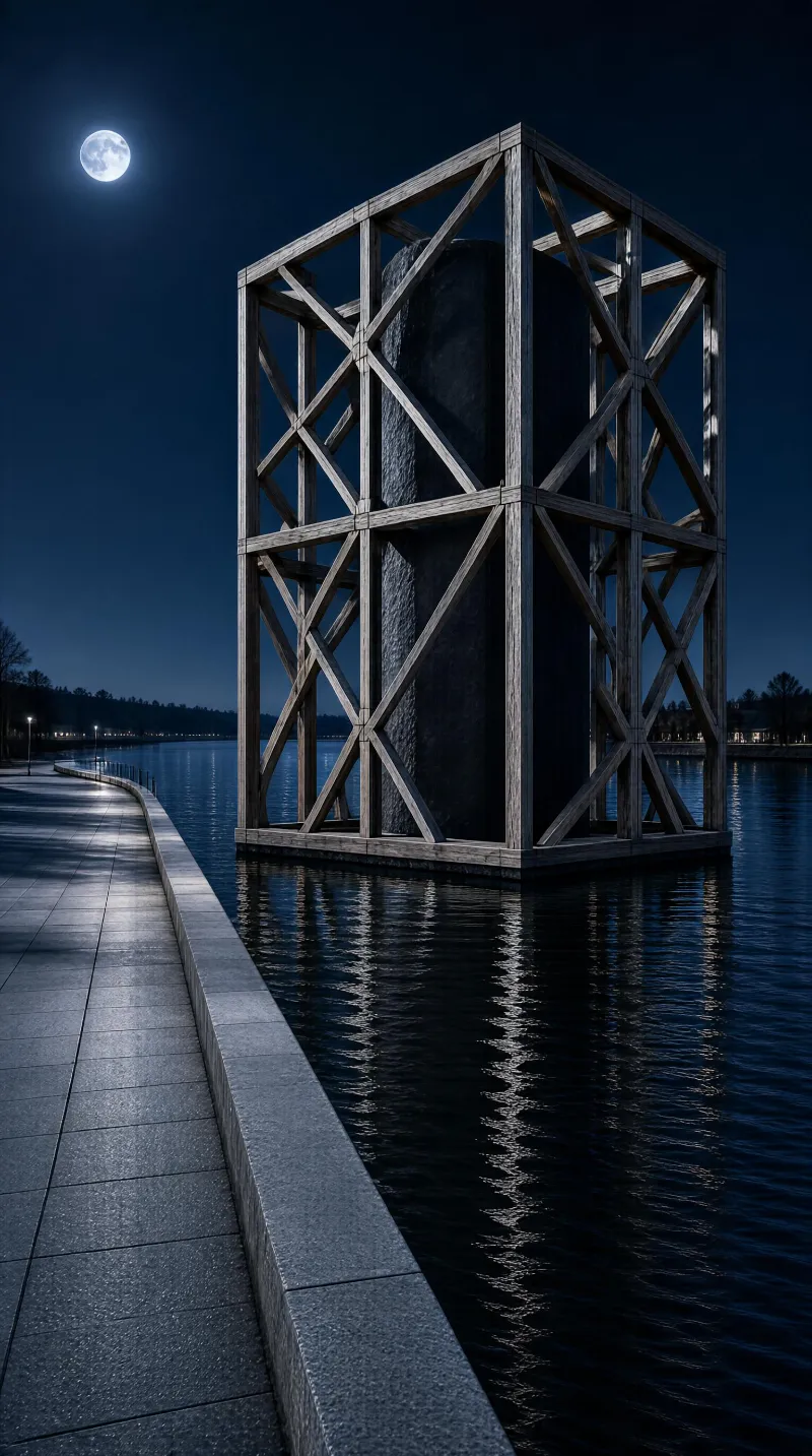 Floating Wooden Structure
