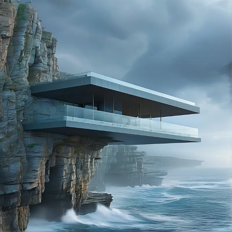 Modern Cliffside House
