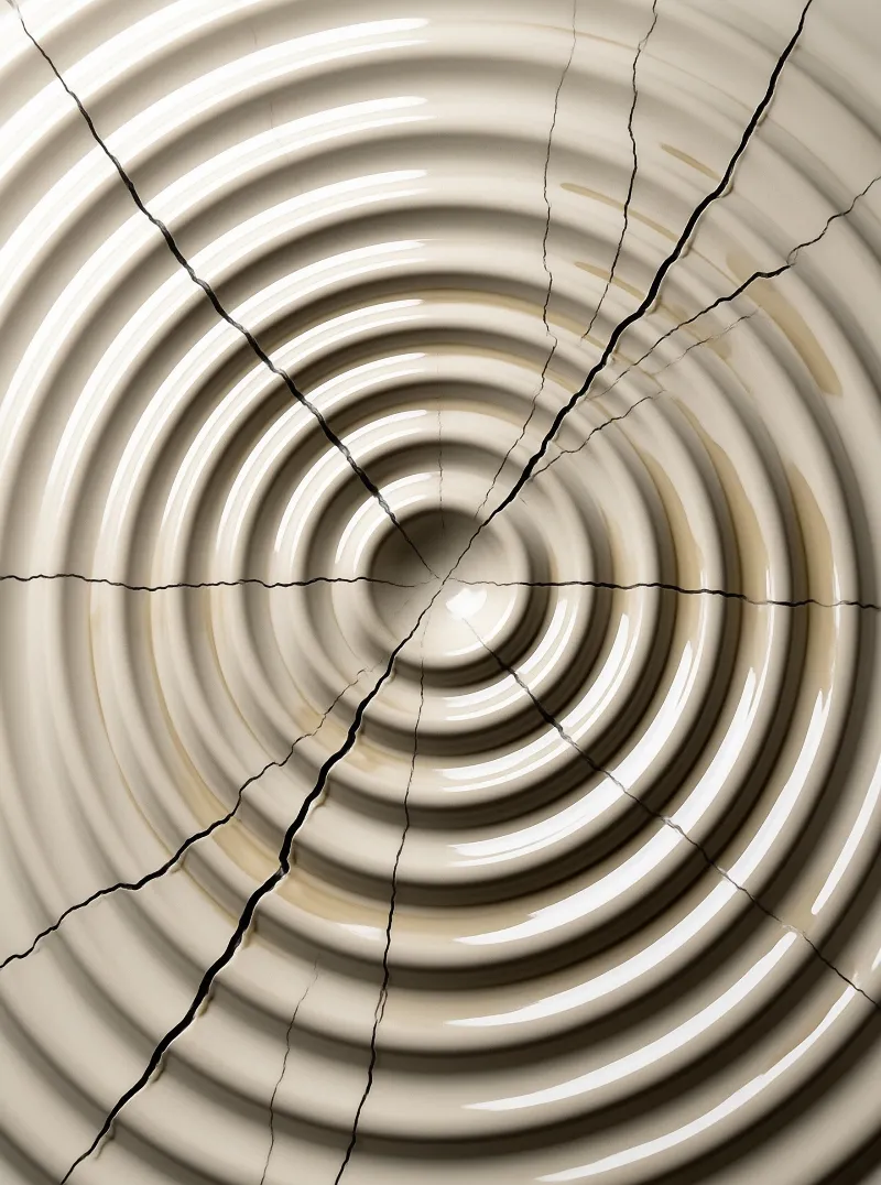 Cracked Ceramic Plate