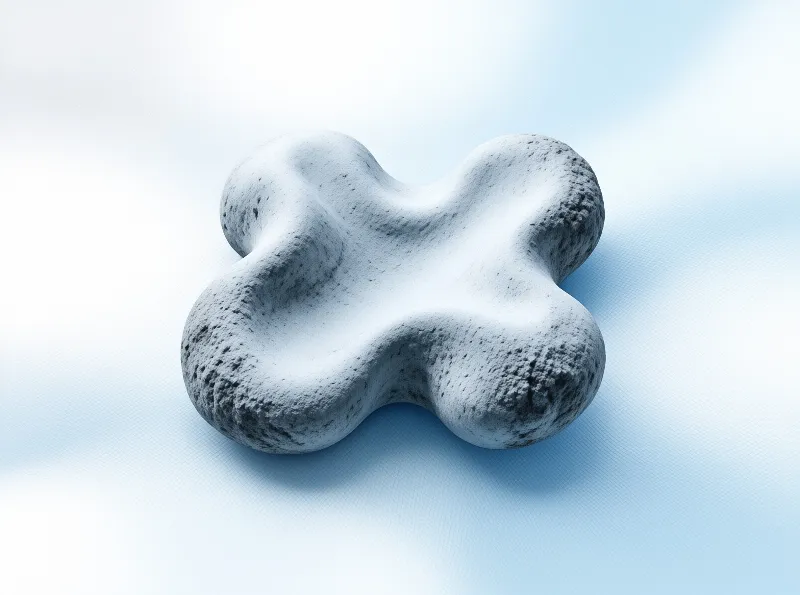 Pumice Cross — Organic Form Study