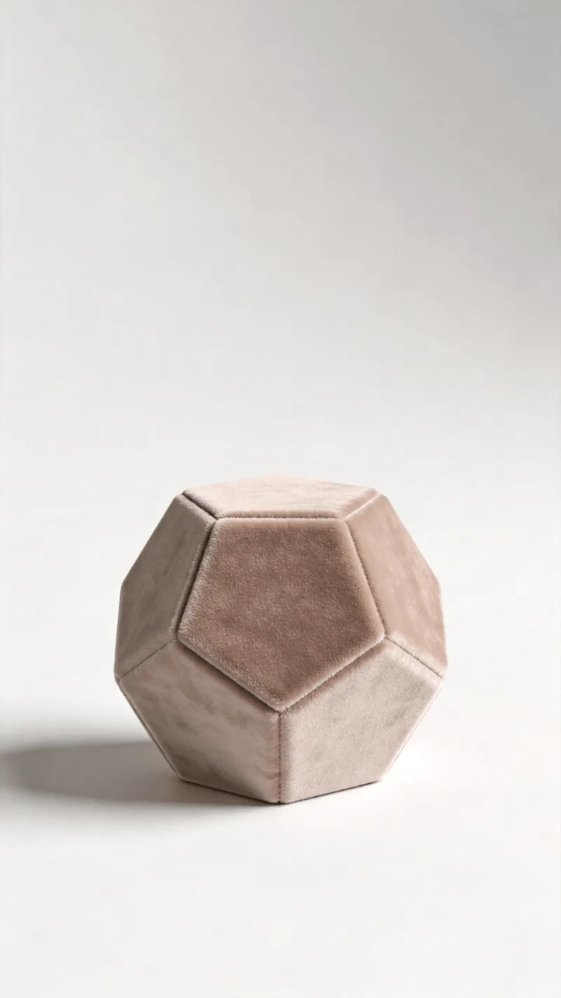 Minimalist Dodecahedron — Velvet Study