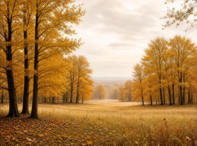 Autumn Forest Landscape