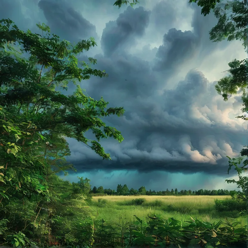 Dramatic Stormy Landscape