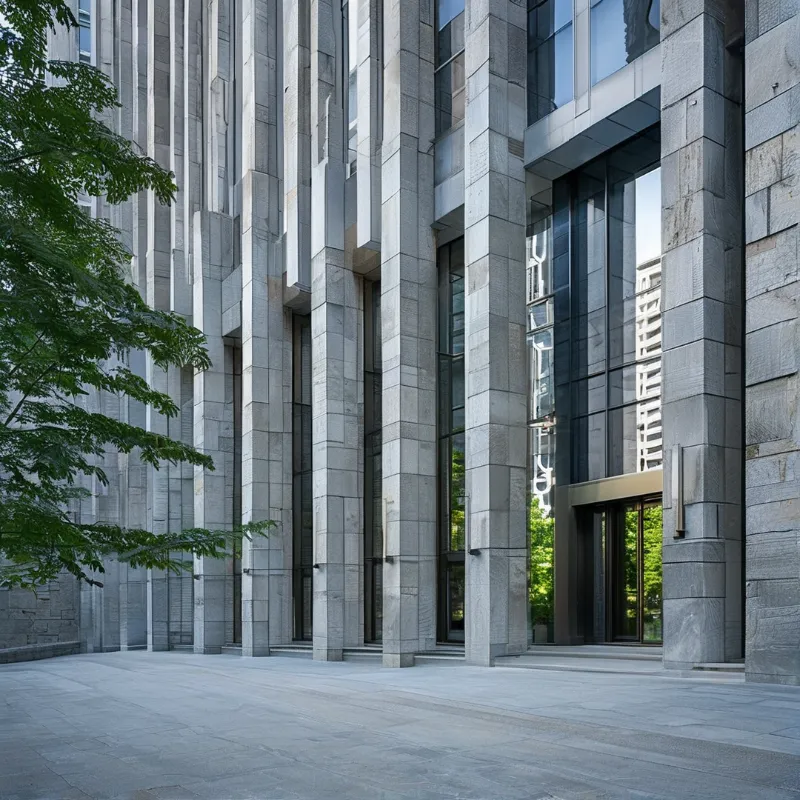 Modern Stone Building