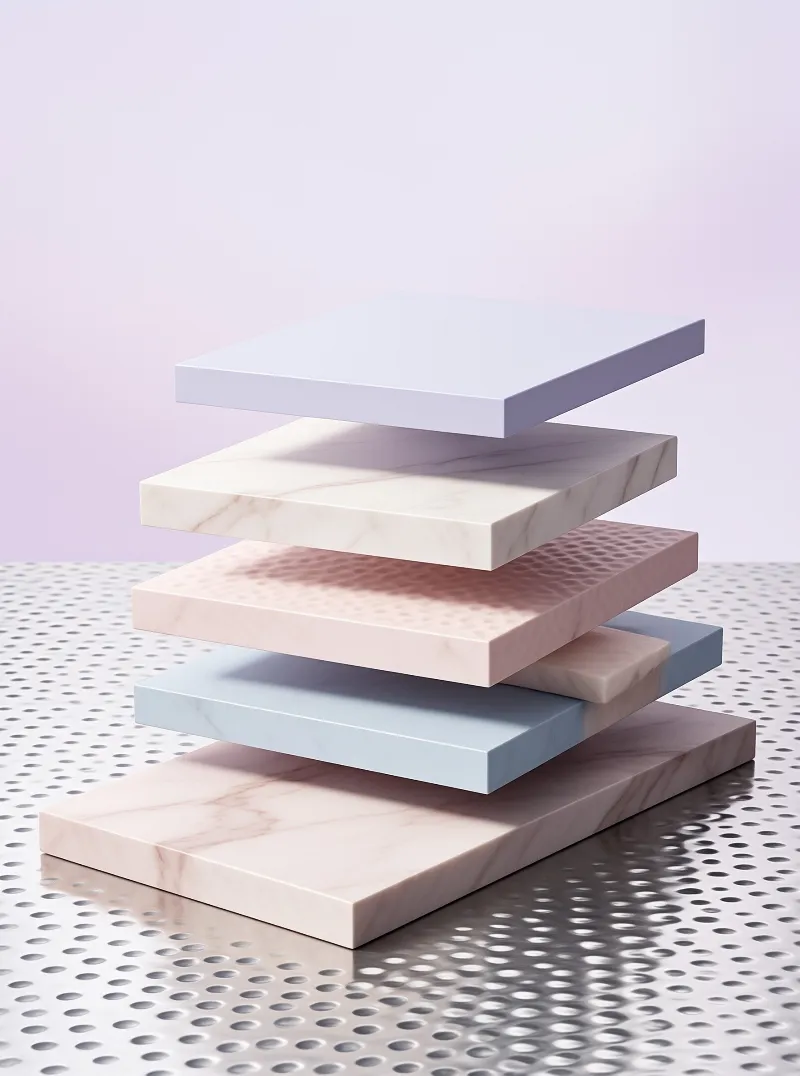 Stacked Marble Slabs