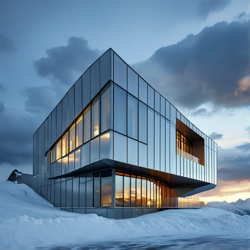 Modern Glass Cabin