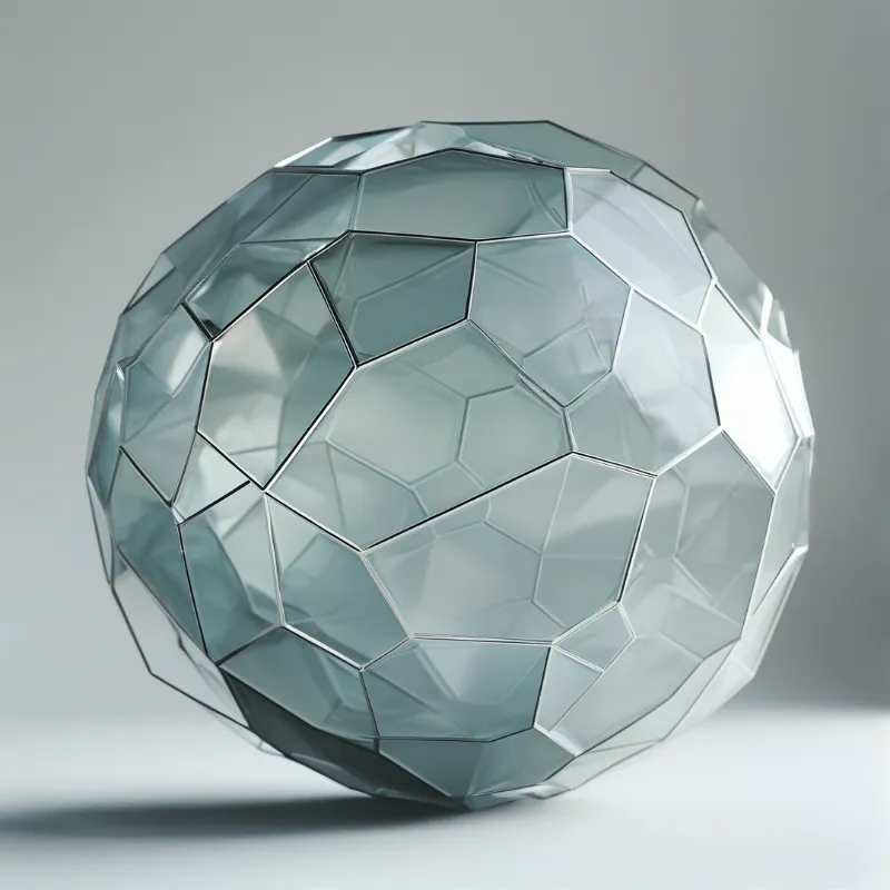 Faceted Crystal Sphere