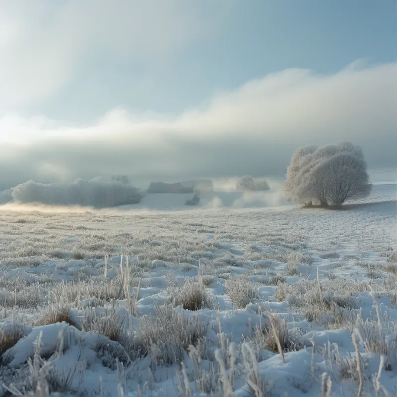 Frosty Winter Landscape