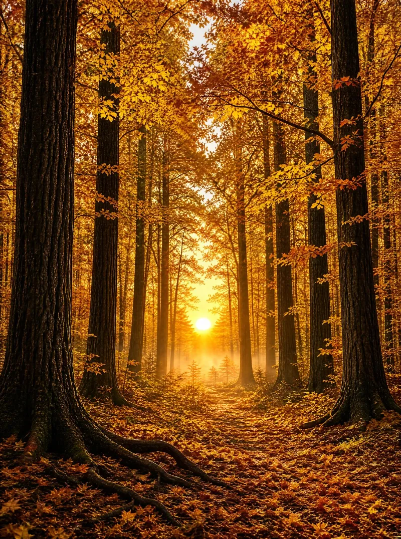 Autumn Forest Path