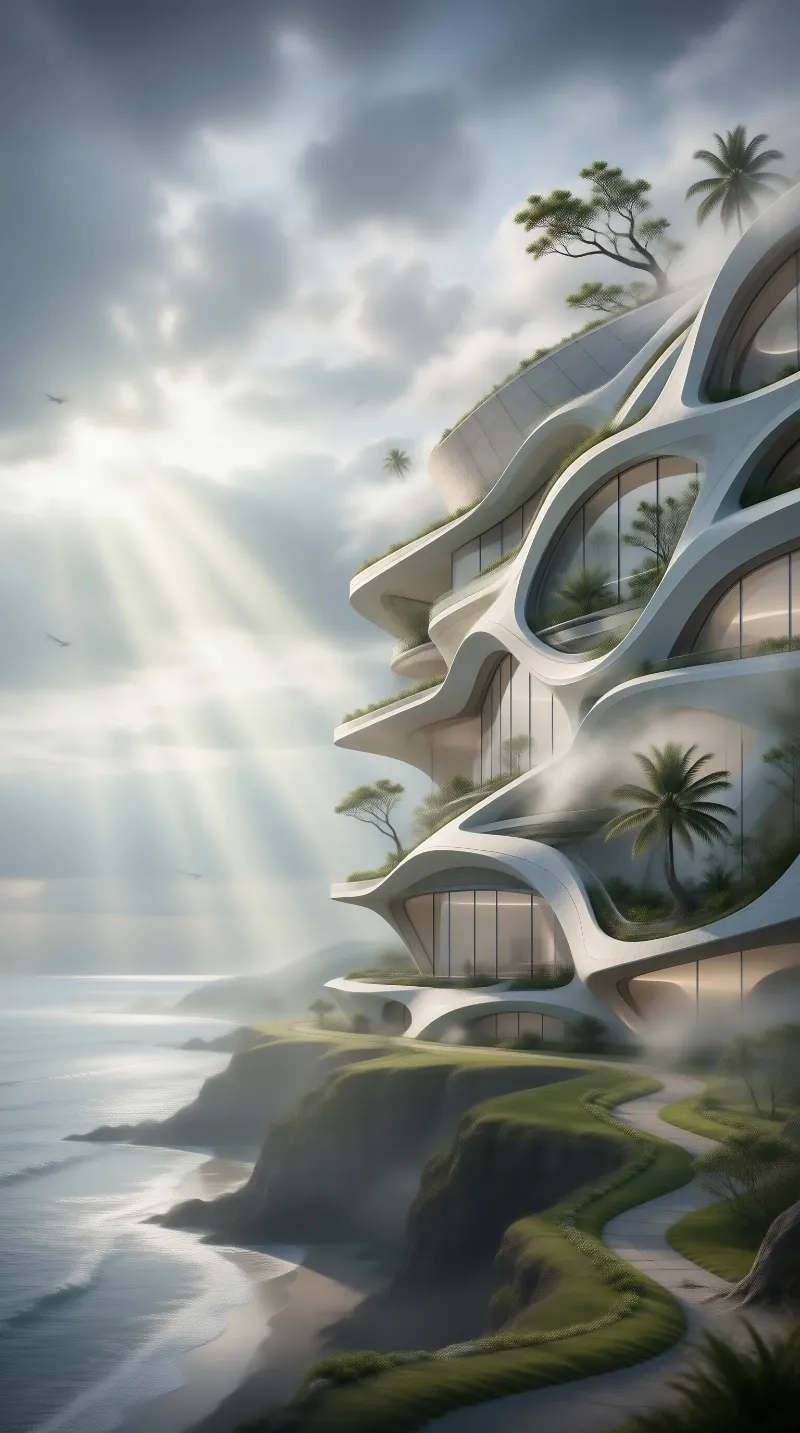 Futuristic Coastal Residence