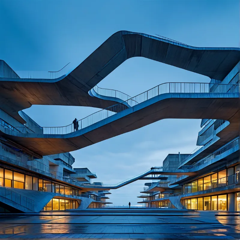 Futuristic Winding Structures