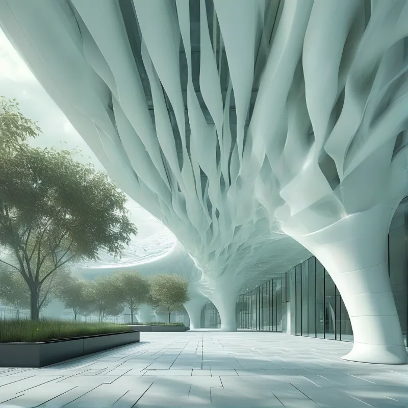 Futuristic Organic Pavilion