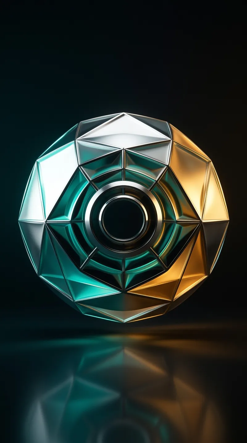 Futuristic Geometric Orb