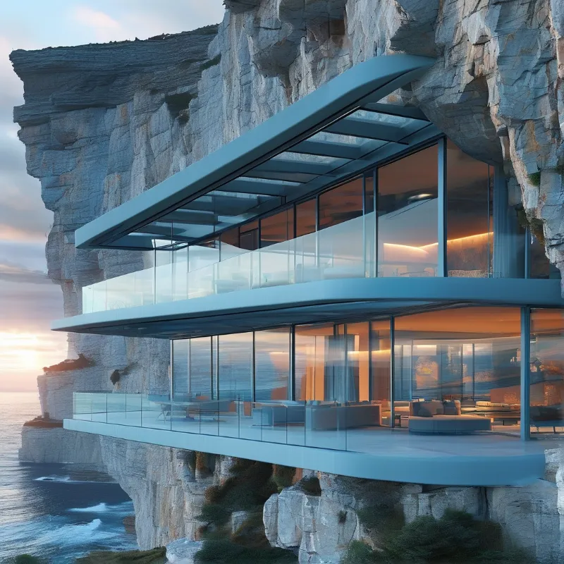 Modern Cliffside Villa