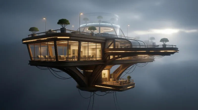 Futuristic Floating Estate
