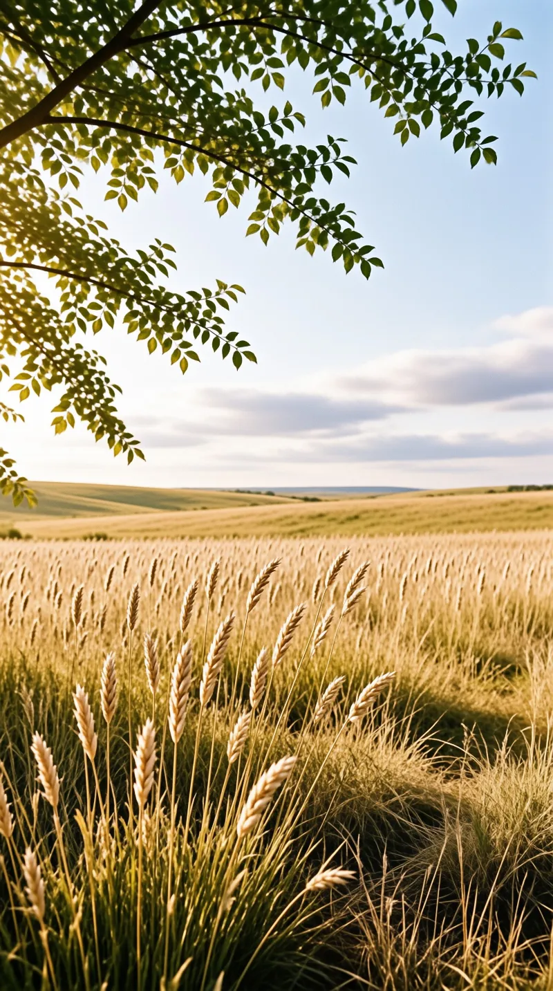 Golden Wheat Field at Sunset