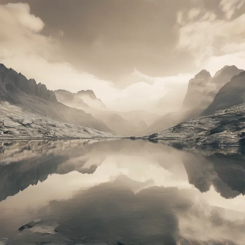 Serene Valley Reflections