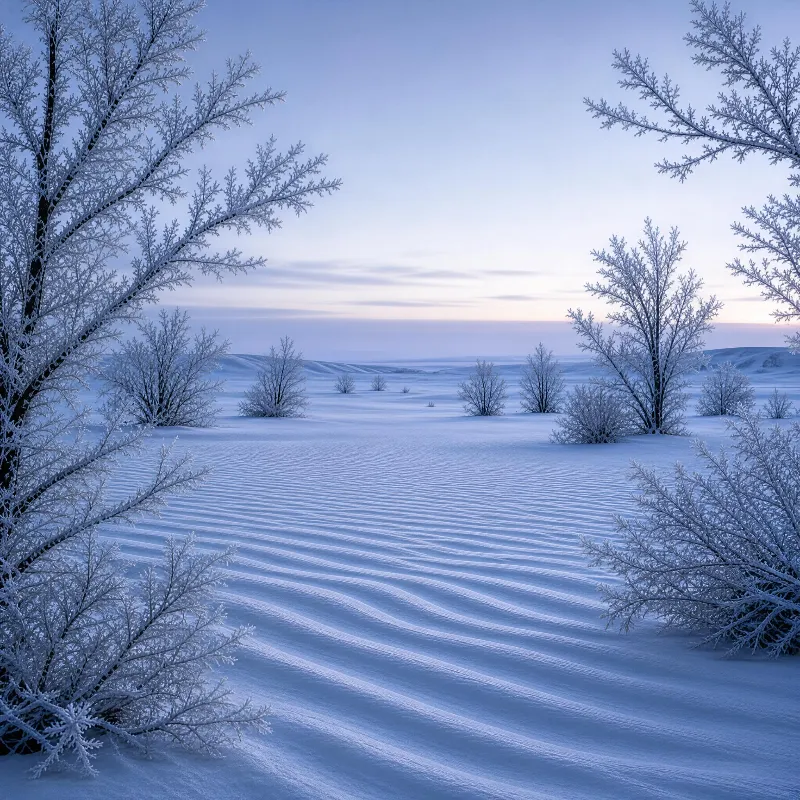 Winter Snowy Landscape