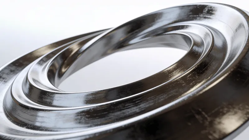 Metallic Mobius Strip