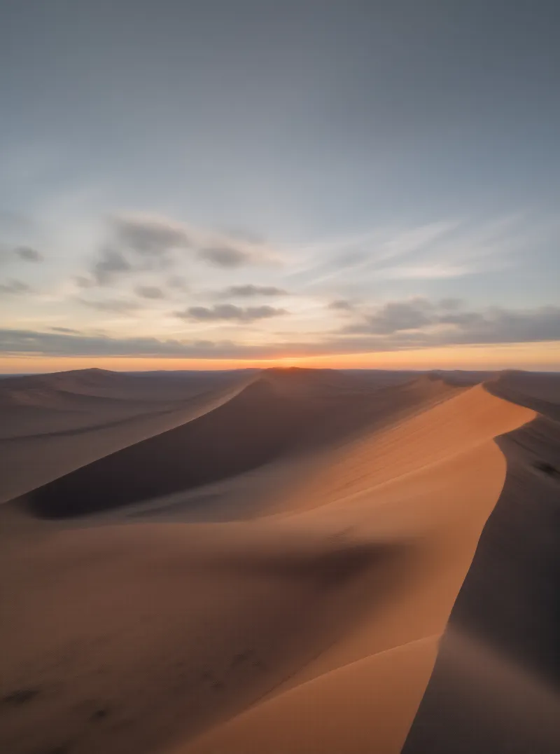 Desert Dunes at Sunset