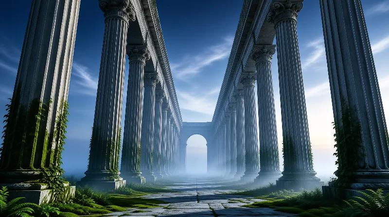 Ancient Colonnade Path
