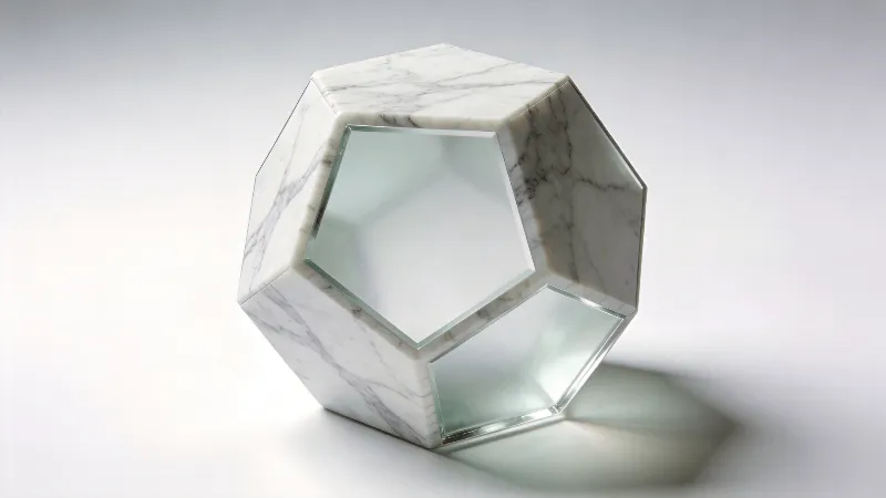 Marble Dodecahedron Study