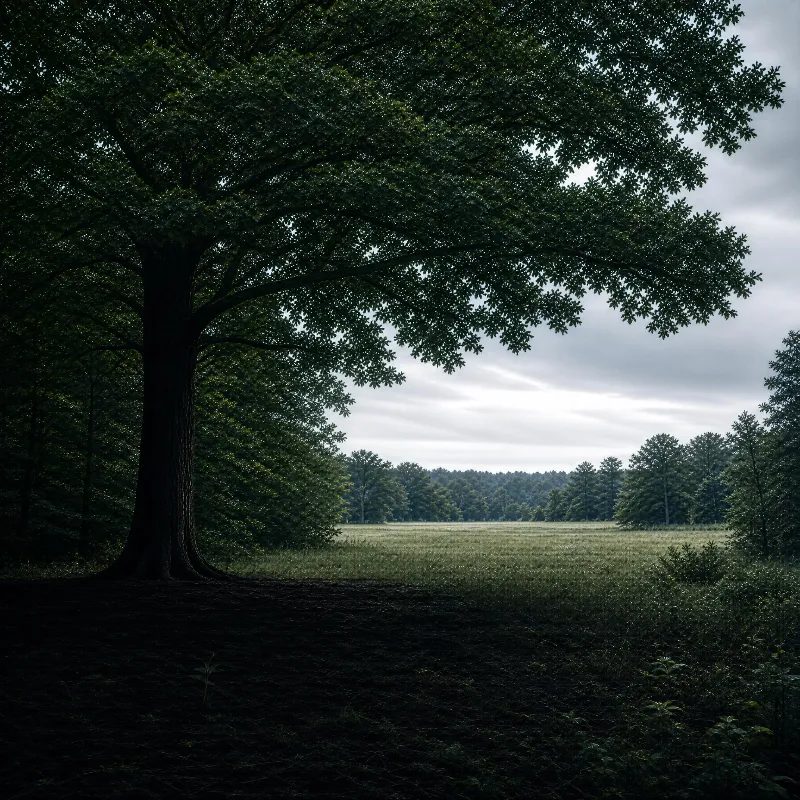 Lone Tree by the Field