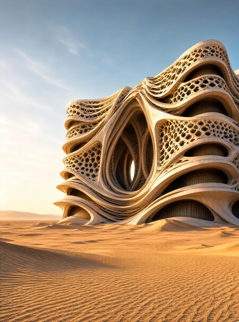 Futuristic Desert Architecture