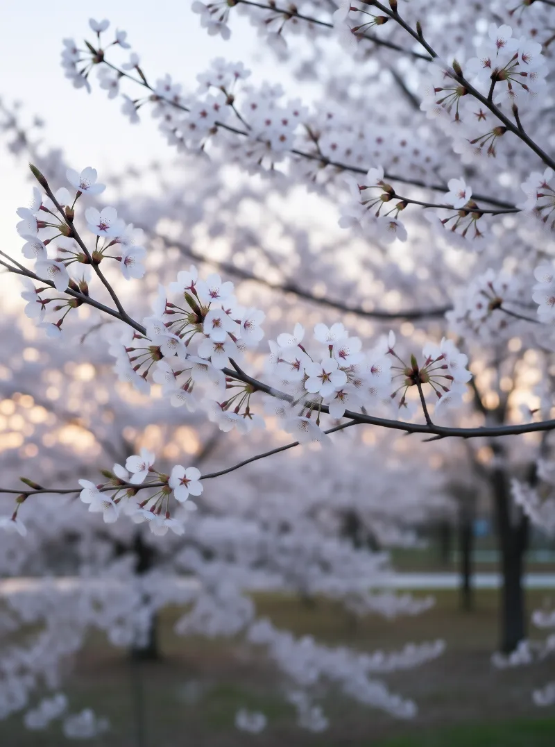 Blooming Cherry Blossoms
